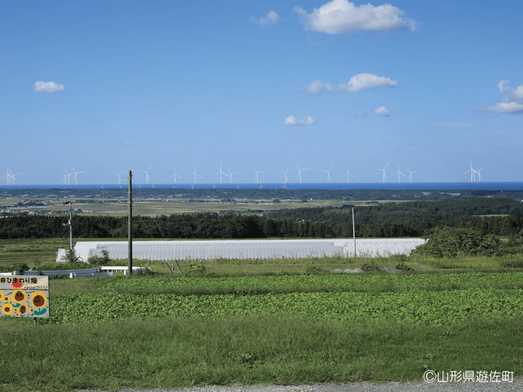 山形県遊佐町沖 町役場がフォトモンタージュを作成｜ウインドジャーナル｜風力発電のビジネス情報サイト